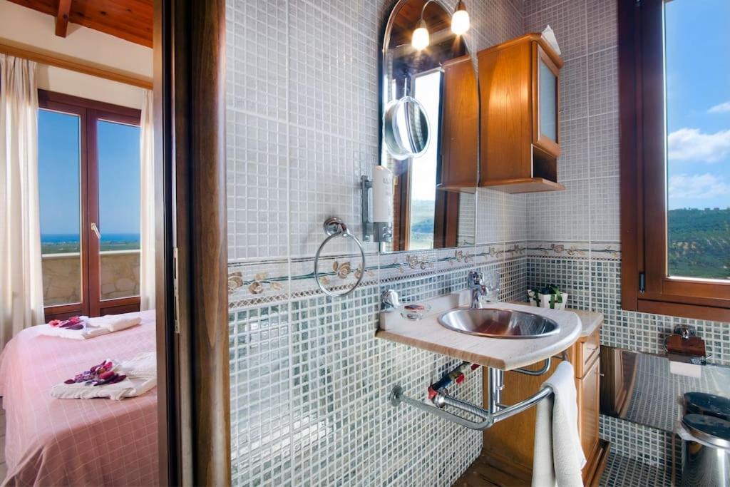 Villa Katerina With Eco Heated Pool Spilia  Exterior photo